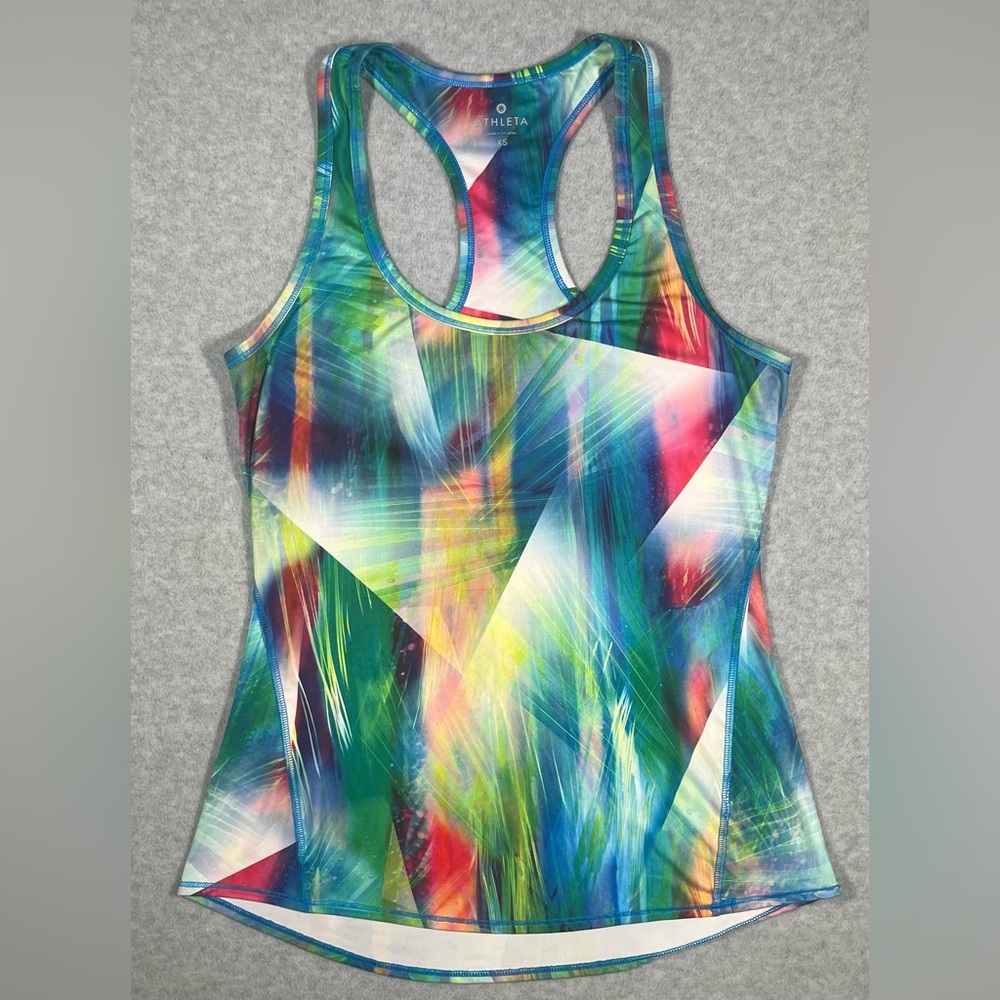 Athleta Prism Multi Colored Tank Top US XS